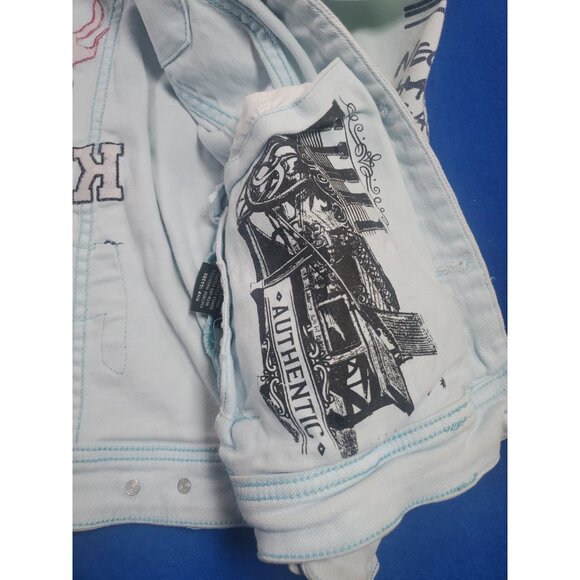 Stall & Dean x 8th Dstrkt Denim Jacket Crown Monarchs  Men's Size Medium - Picture 6 of 16